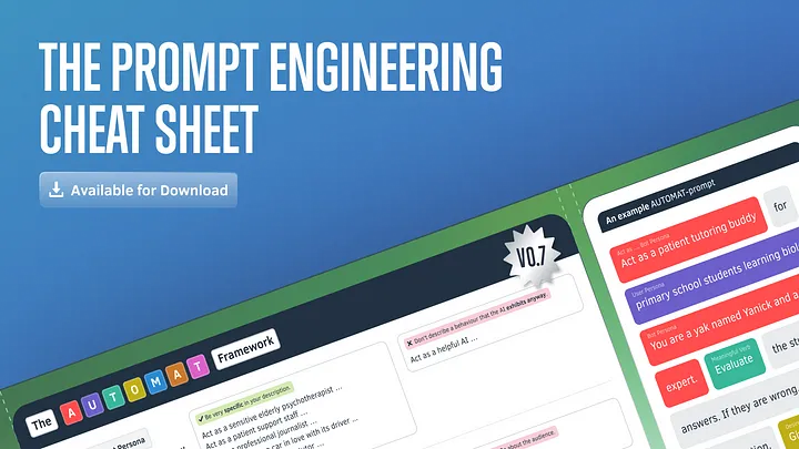 The Perfect Prompt: A Prompt Engineering Cheat Sheet